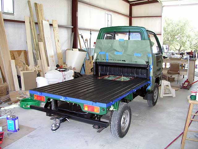 Bedliner applied