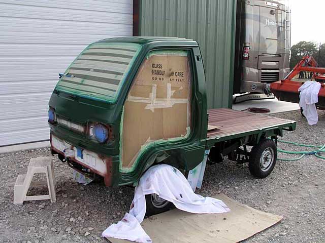Final coat of green