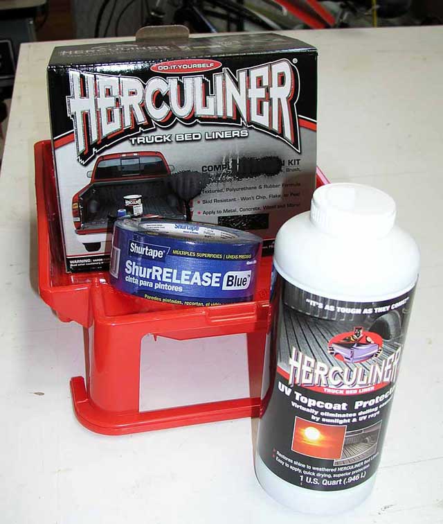 Bed liner supplies
