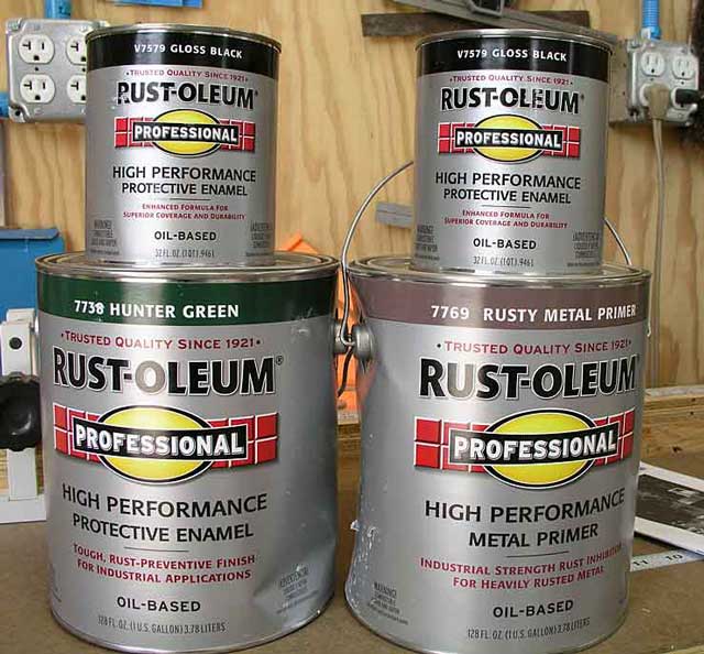 Cans of paint