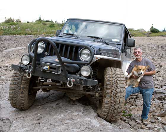 John, Sassy and the Jeep Rubicon