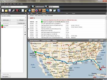 Microsoft Streets and Trips screen grab