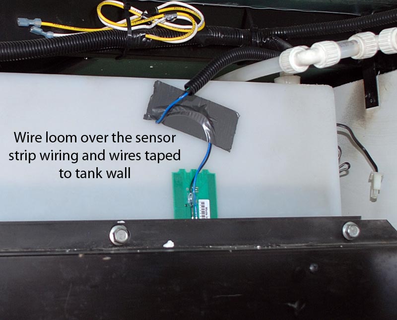 Completed tank wiring