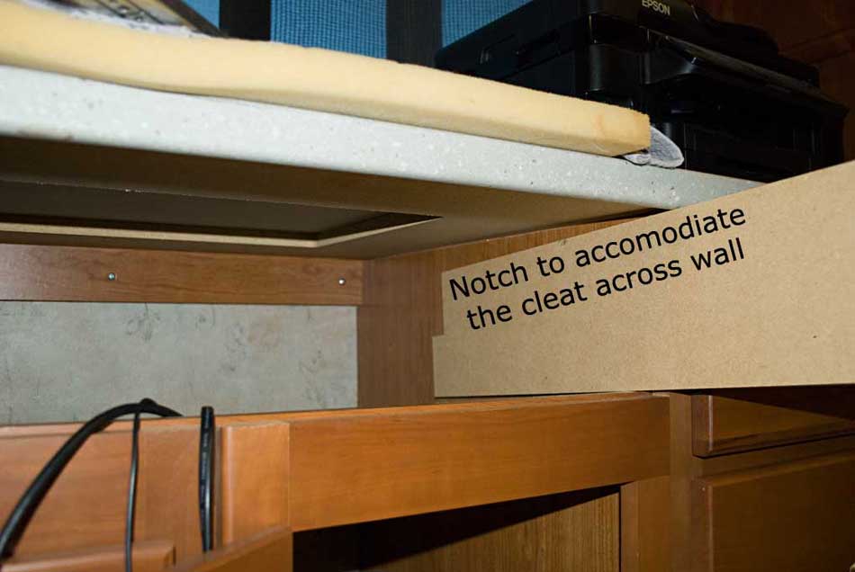 Side of the box insert