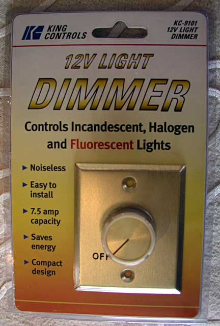 The King Controls dimmer