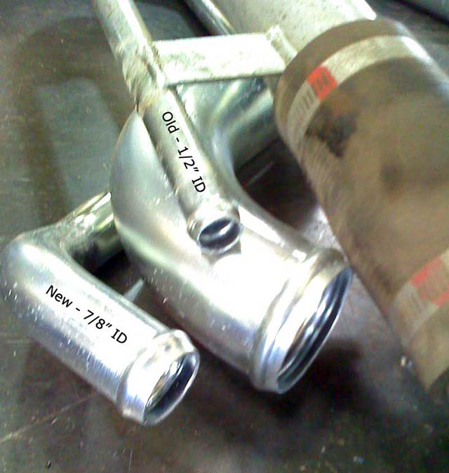 Old vs new filler necks