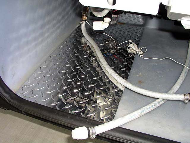 Trial fit of the new plate