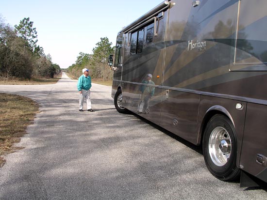 Driving the coach