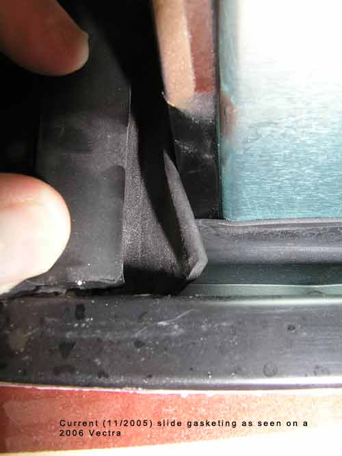 Close in view of a 2006 Vectra gasket