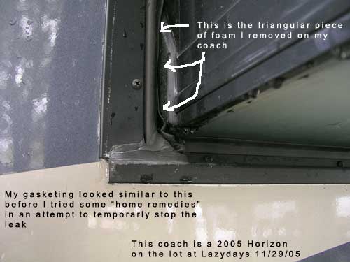 Picture of another coach's slide gasket