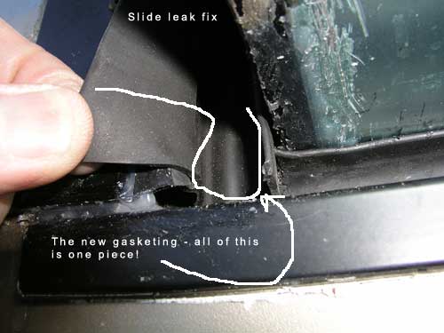 Slide gasket