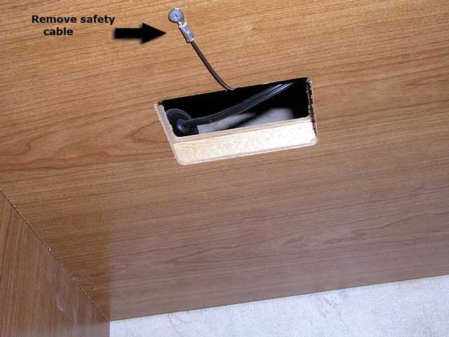Preparing to remove TV